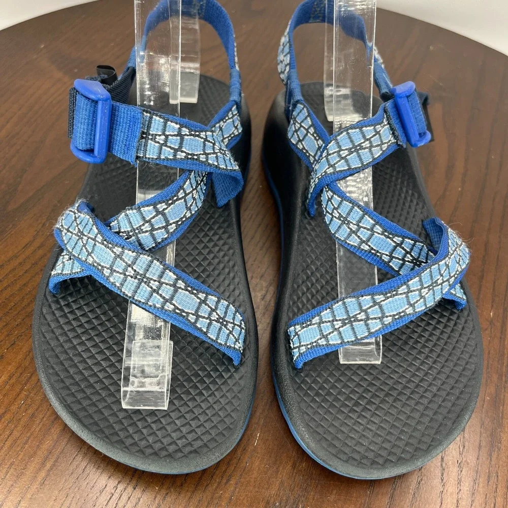Chaco Z1 EcoTread Sandals Youth Kids 3 Blue Strappy Sport Hiking Outdoor J180061
